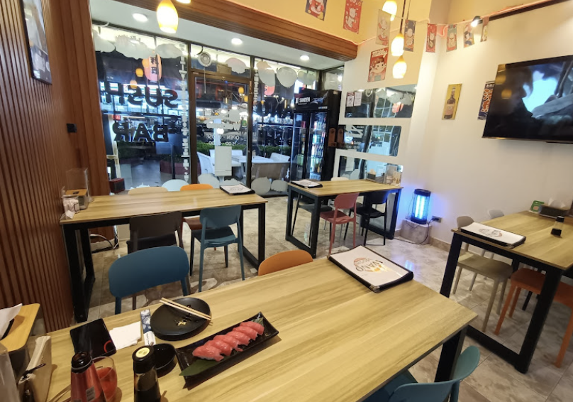Wooden tables