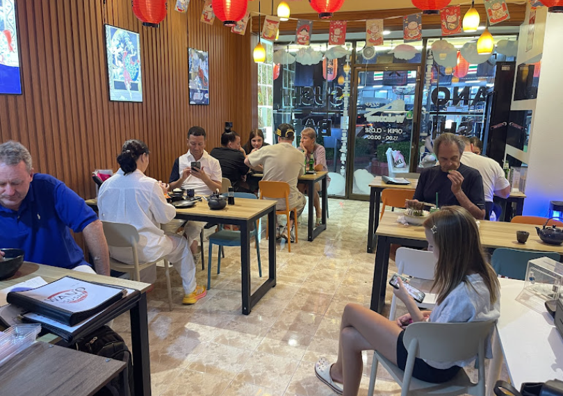 Diners enjoying